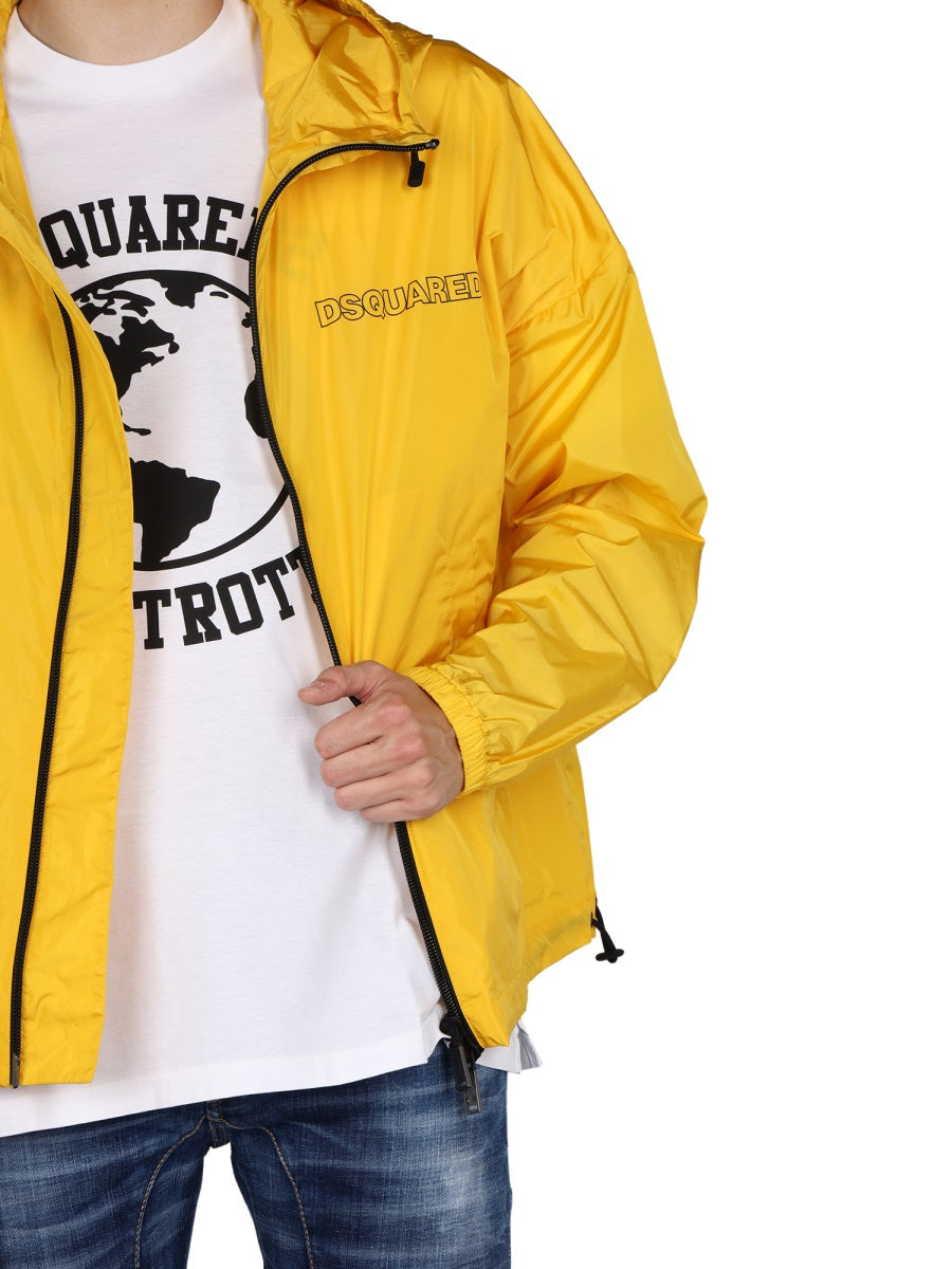 Dsquared Men Windbreaker With Logo