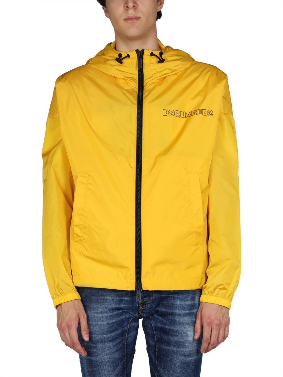 Dsquared Men Windbreaker With Logo