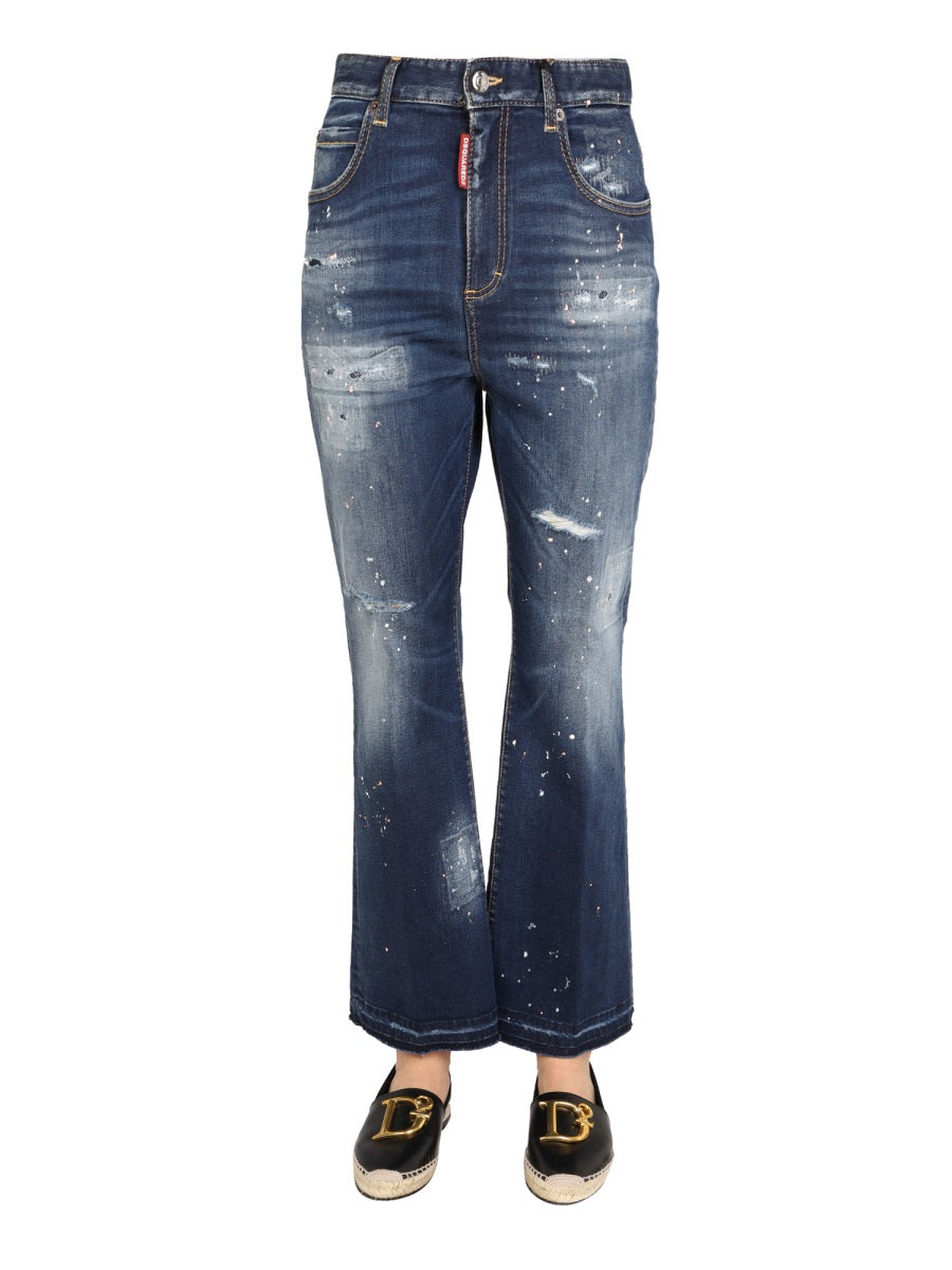 Dsquared Women Jeans Wide Leg