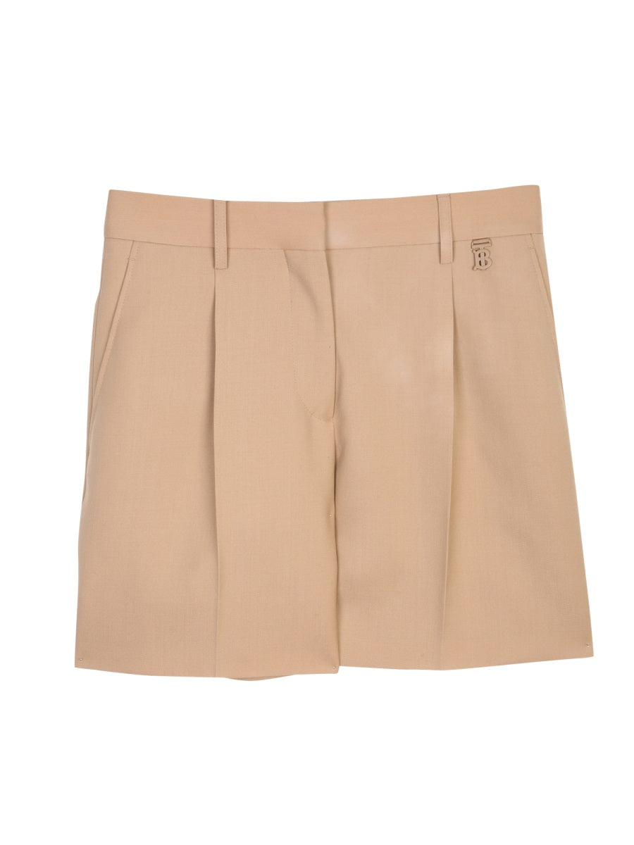 Burberry Women Shorts With Pleats