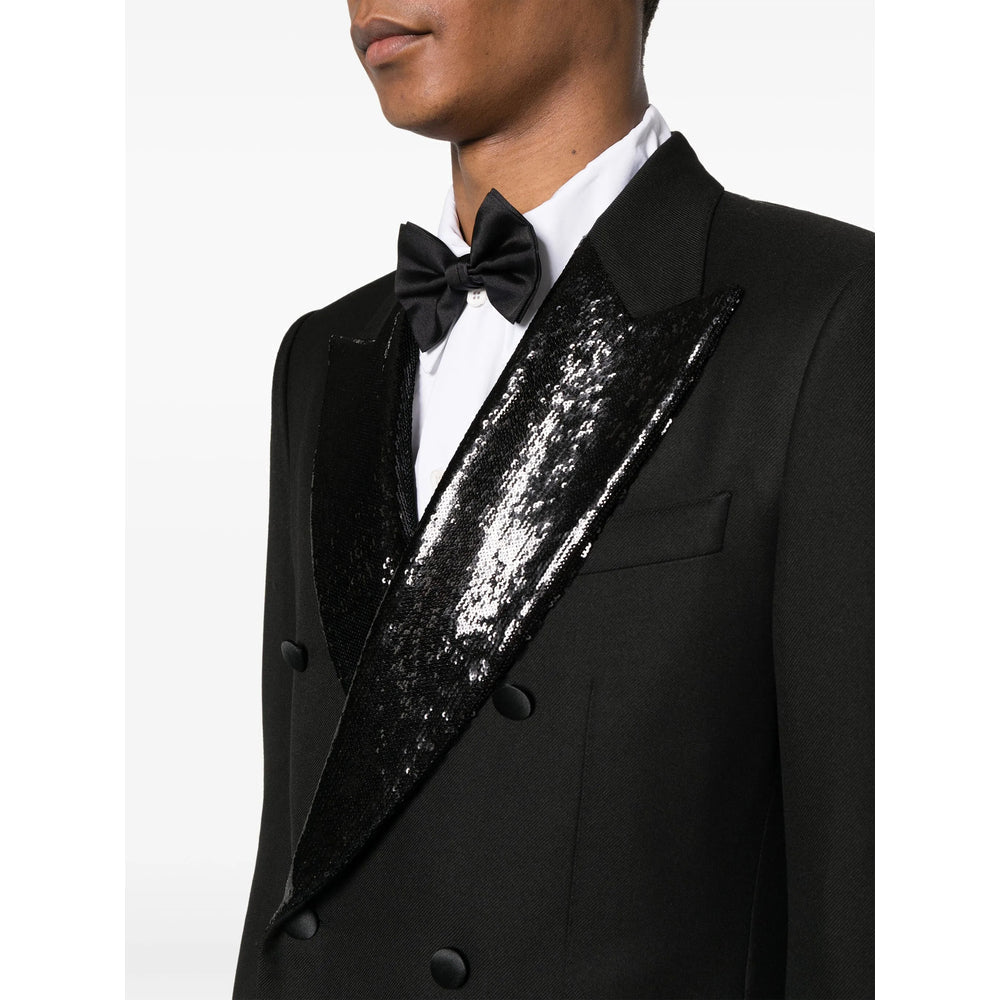 Dolce & Gabbana Black Jackets - Blazers Men