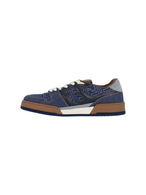 Fendi Men "Match" Low-Top Sneakers