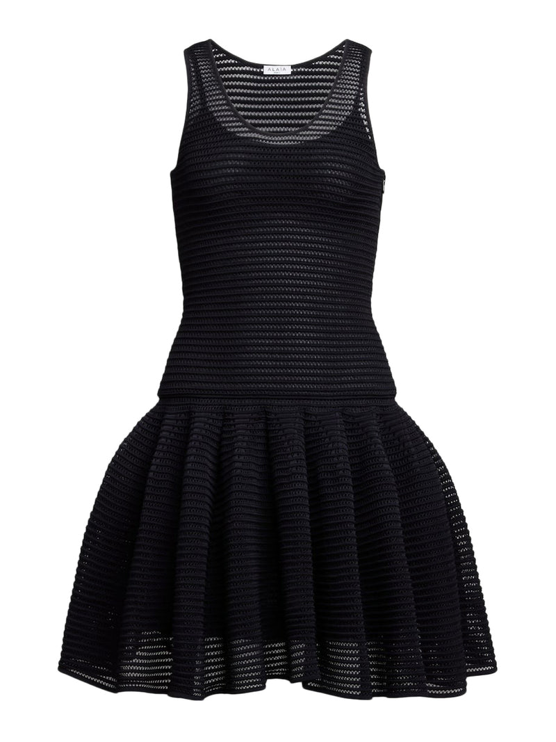 Alaia Women Short Dress In Crinoline Mesh