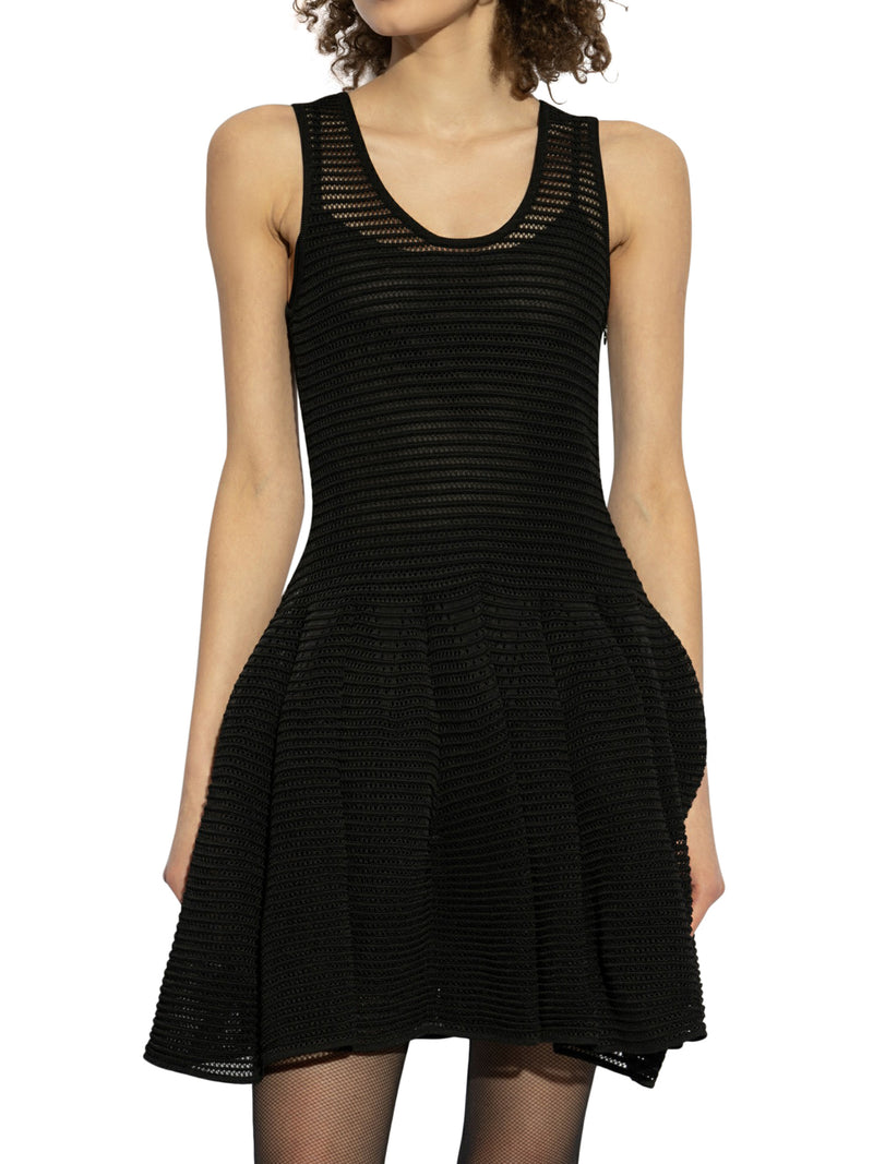 Alaia Women Short Dress In Crinoline Mesh