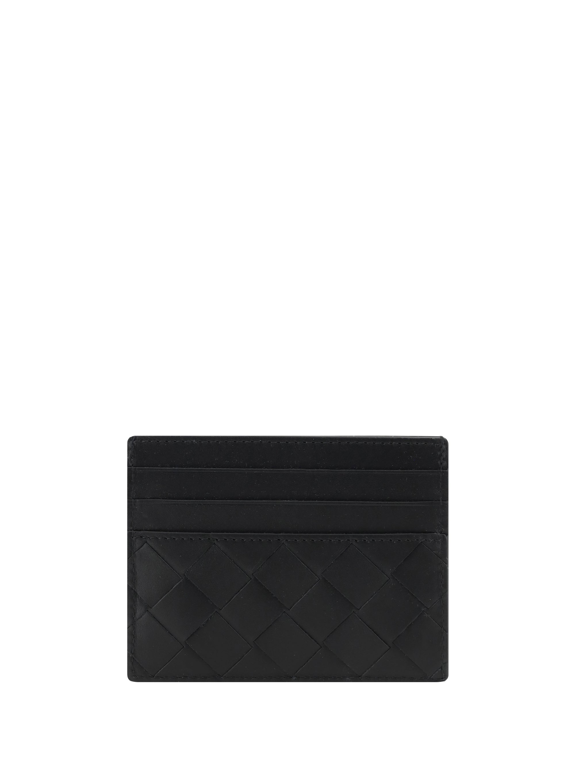 Bottega Veneta Men Card Holder With Iconic Intrecciato
