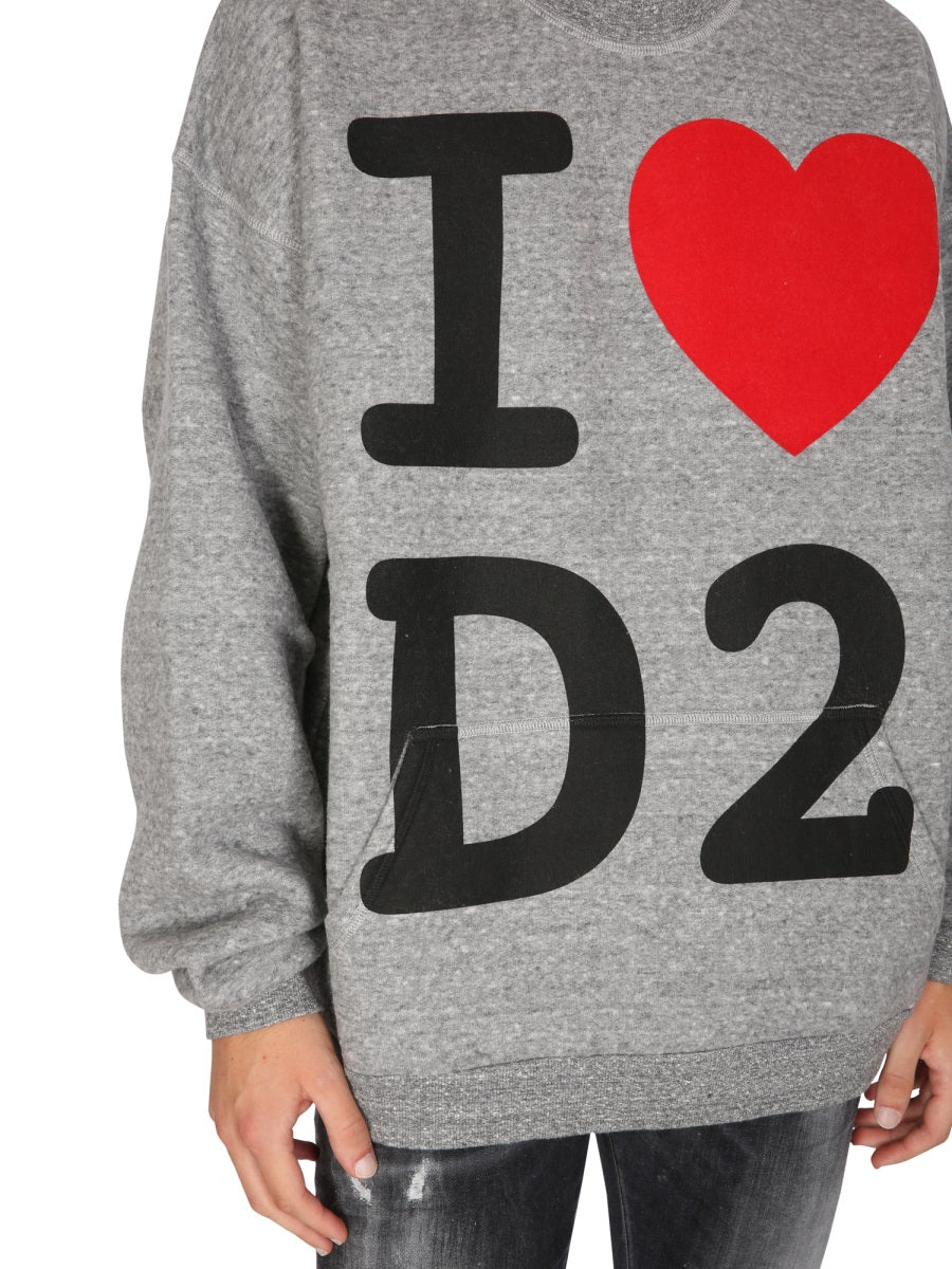 Dsquared Men I Love D2 Sweatshirt