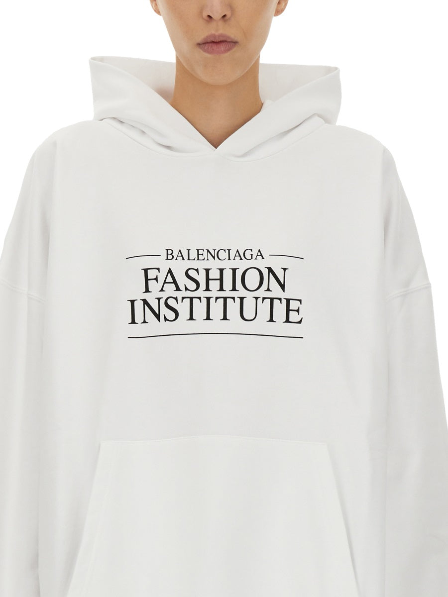 Balenciaga Women Fashion Institute Large Fit Sweatshirt