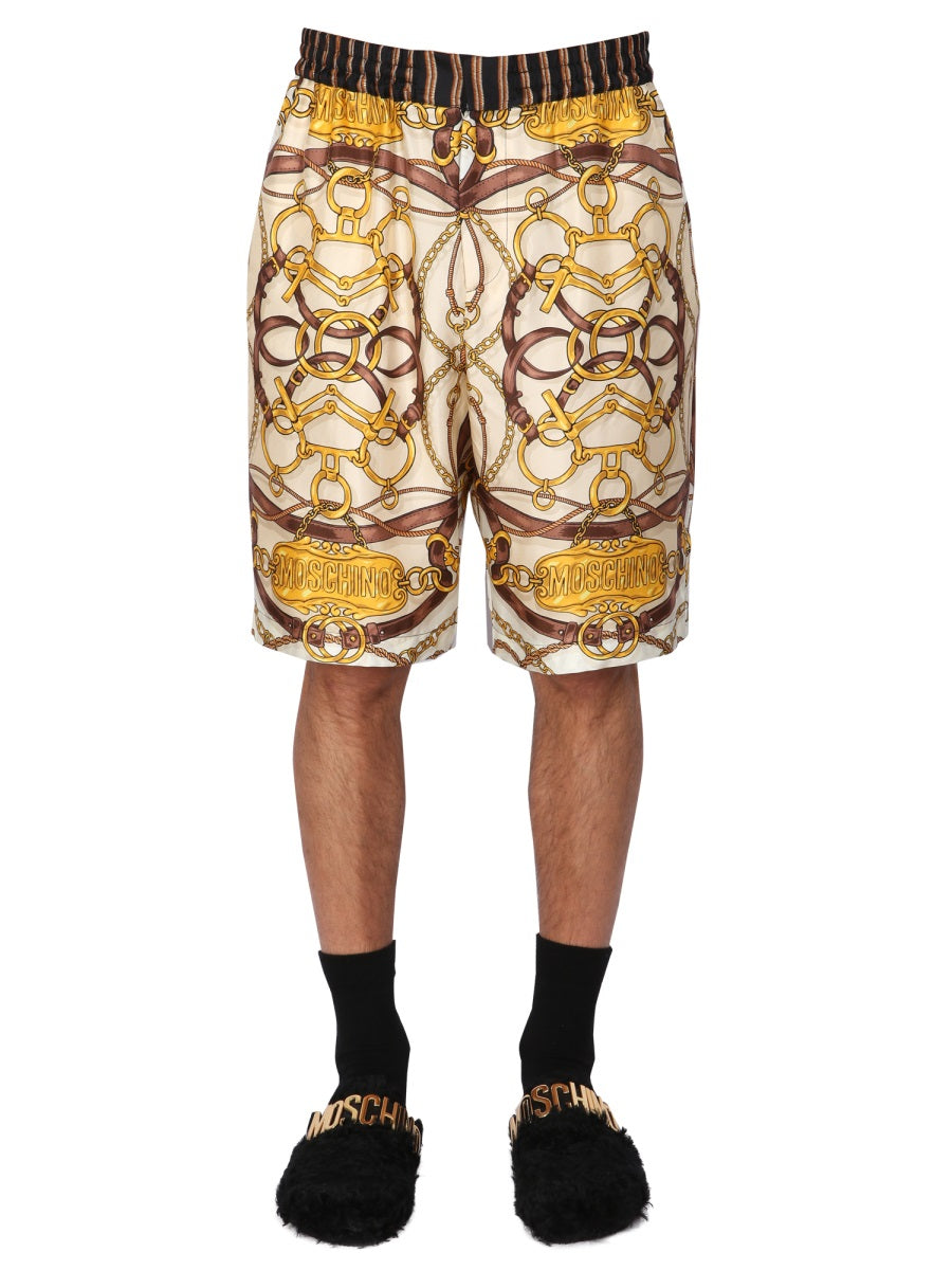 Moschino Men "Teddy" Bermuda Shorts