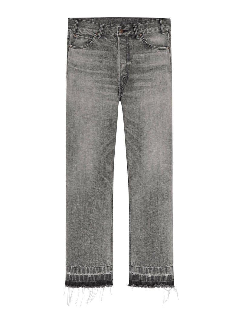 Celine Men Wesley Jeans In Gray Valley Wash Denim