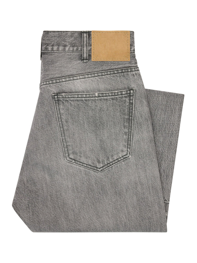 Celine Men Wesley Jeans In Gray Valley Wash Denim
