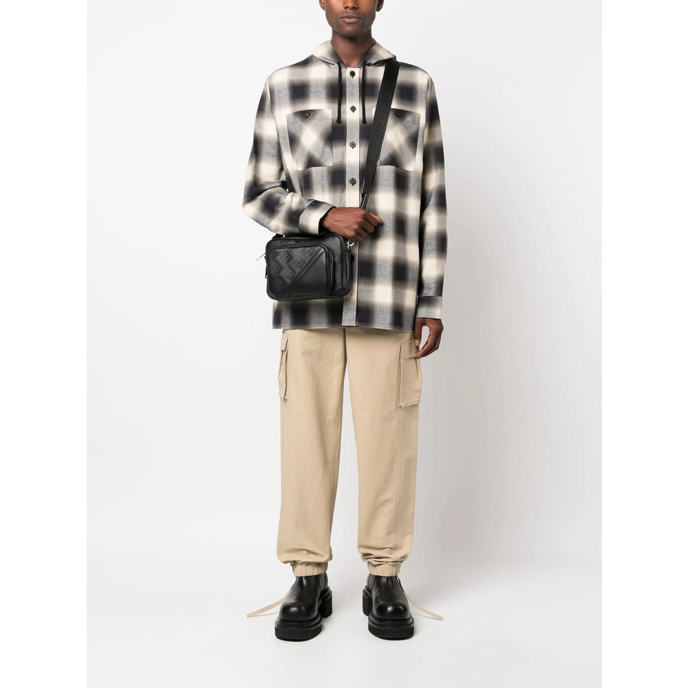 Fendi Black Messenger Bags Men