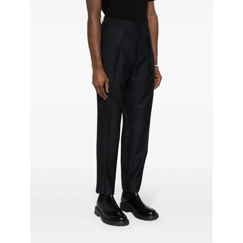 Fendi Blue Trousers - Tapered Trousers Men