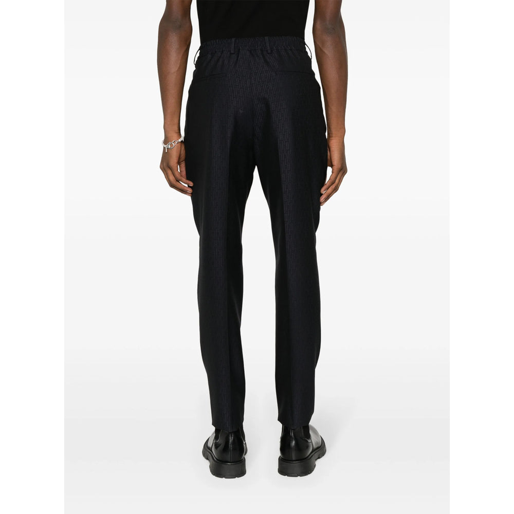 Fendi Blue Trousers - Tapered Trousers Men