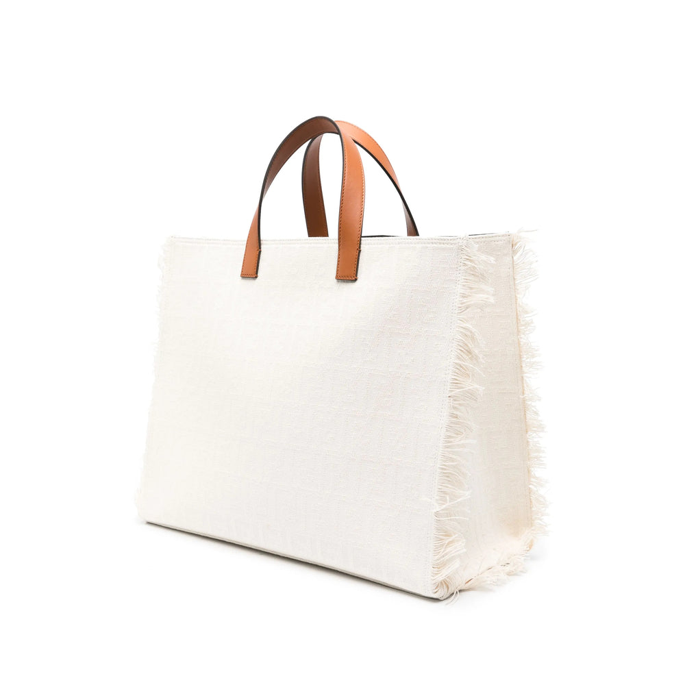 Fendi Neutrals Tote Bags Men
