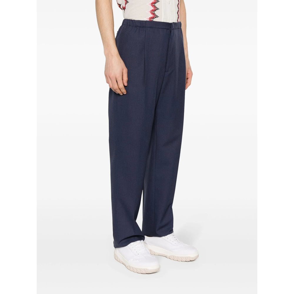 Fendi Blue Trousers - Regular & Straight-Leg Trousers Men