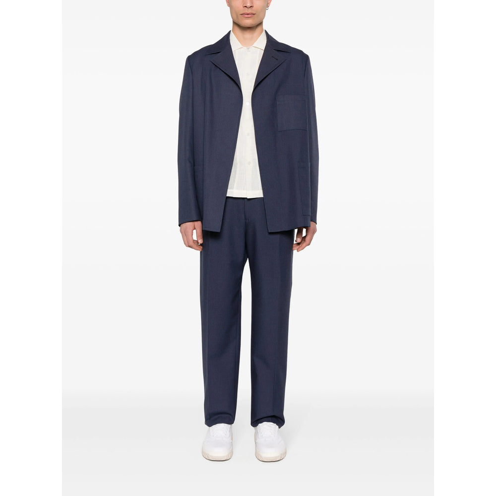 Fendi Blue Trousers - Regular & Straight-Leg Trousers Men