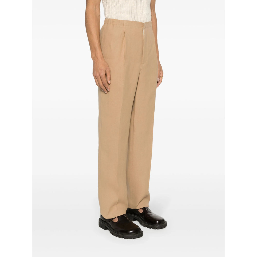 Fendi Neutrals Trousers - Regular & Straight-Leg Trousers Men