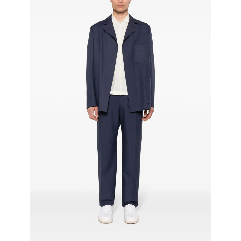 Fendi Blue Jackets - Blazers Men