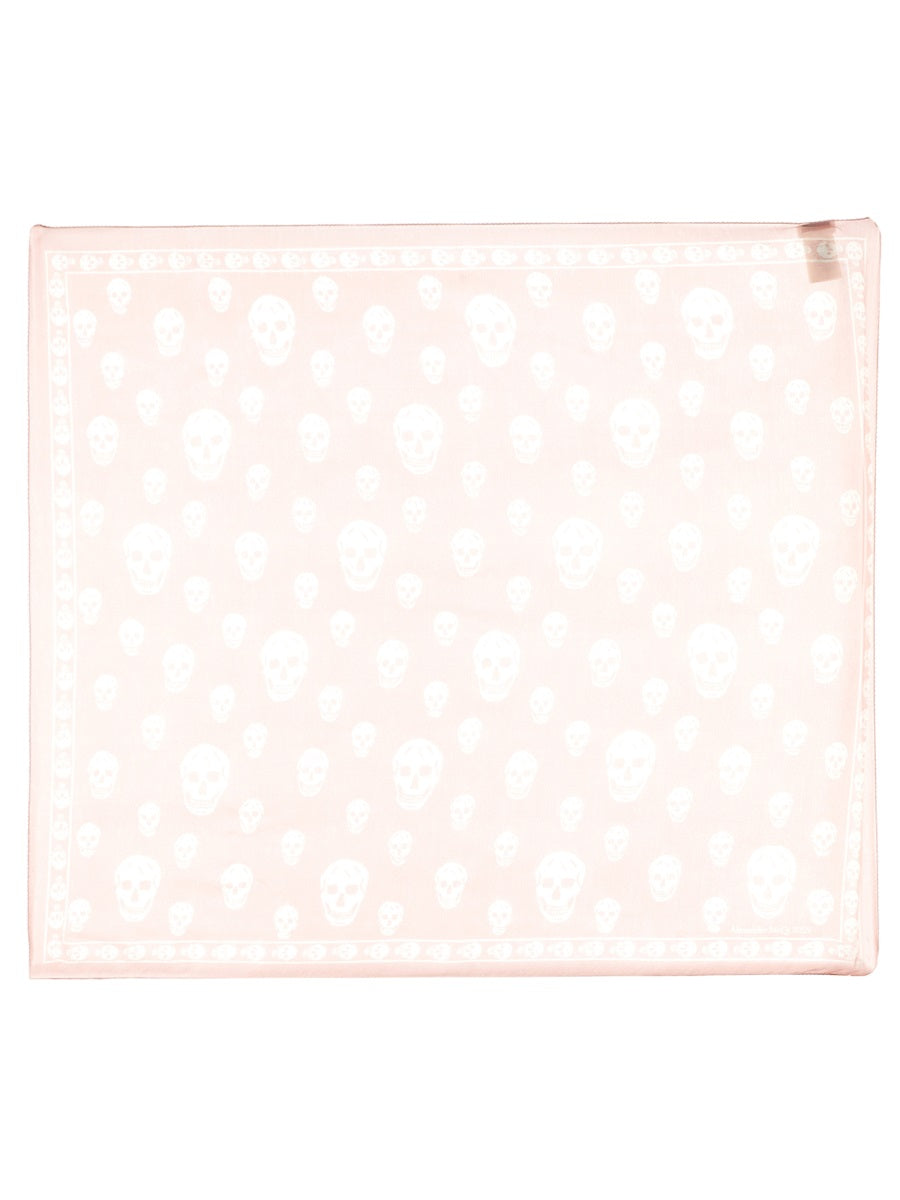 Alexander Mcqueen Men Classic Skull Scarf