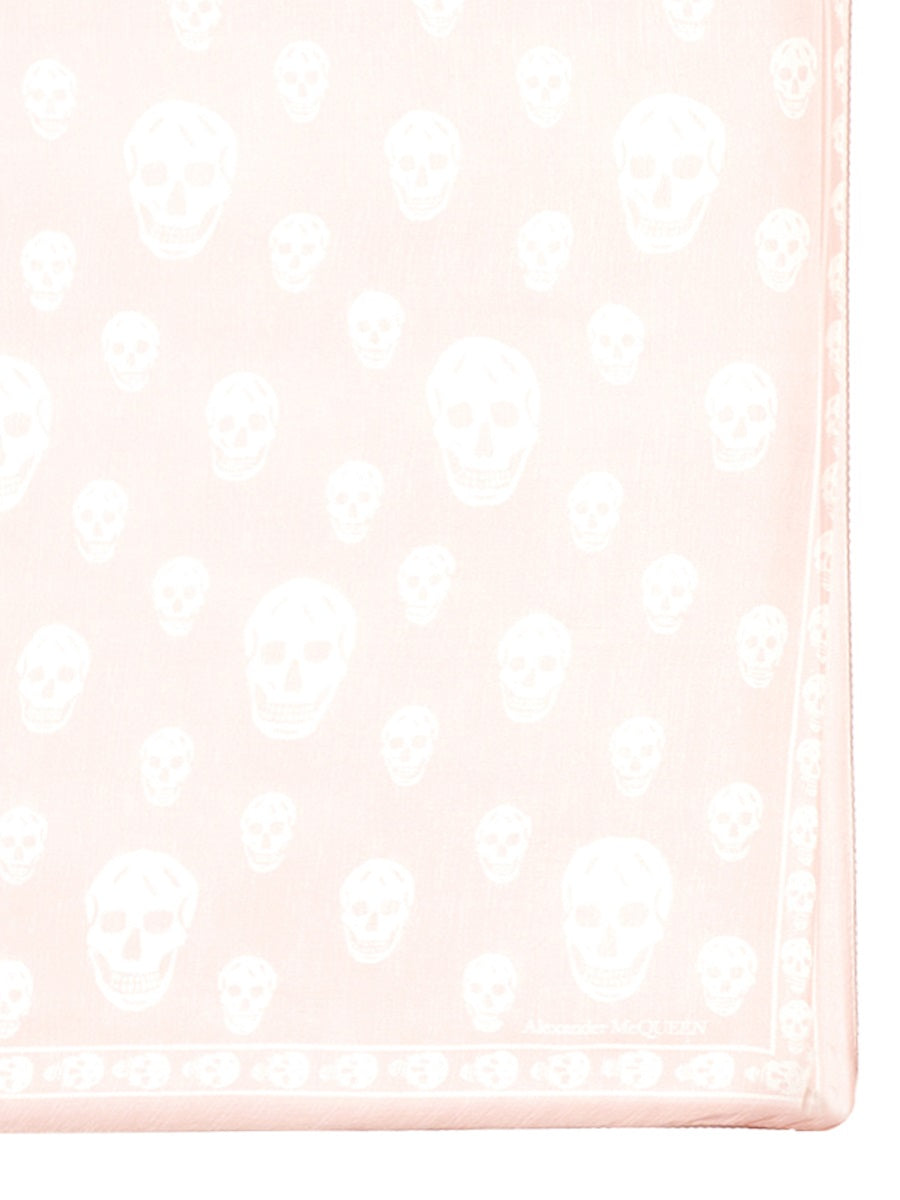 Alexander Mcqueen Men Classic Skull Scarf