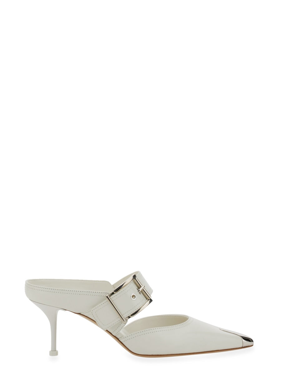 Alexander Mcqueen Women Punk Sandal With Buckle