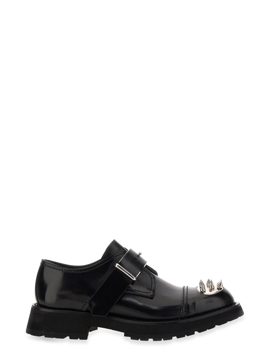 Alexander Mcqueen Men Studded Derby Loafer