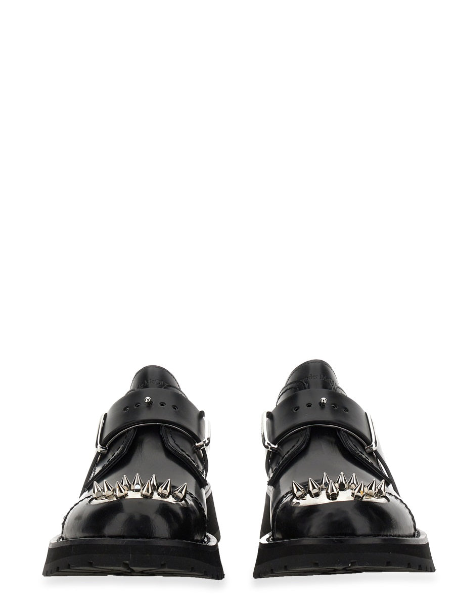 Alexander Mcqueen Men Studded Derby Loafer