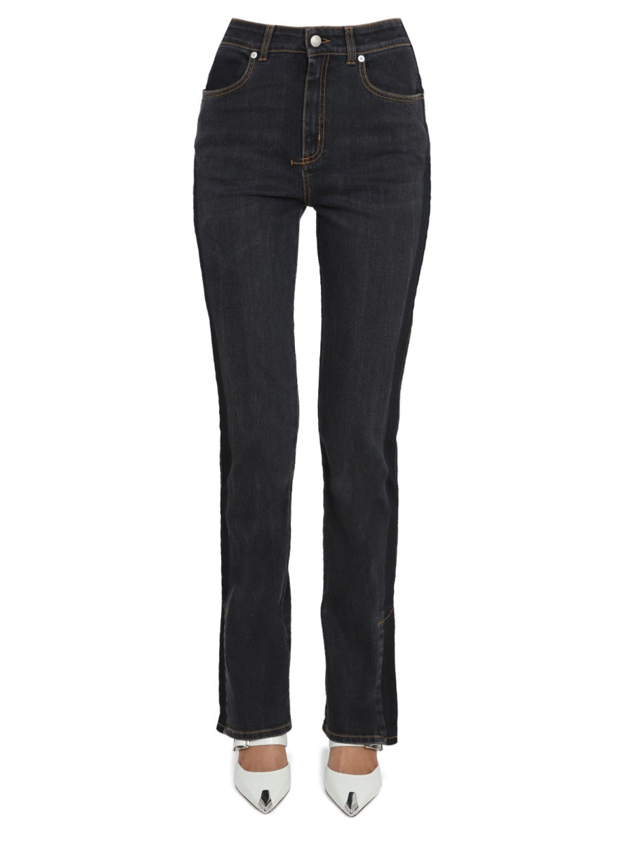 Alexander Mcqueen Women Jeans Wide Leg