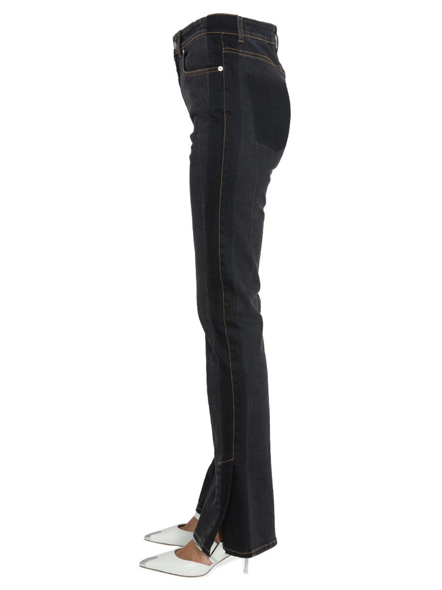 Alexander Mcqueen Women Jeans Wide Leg