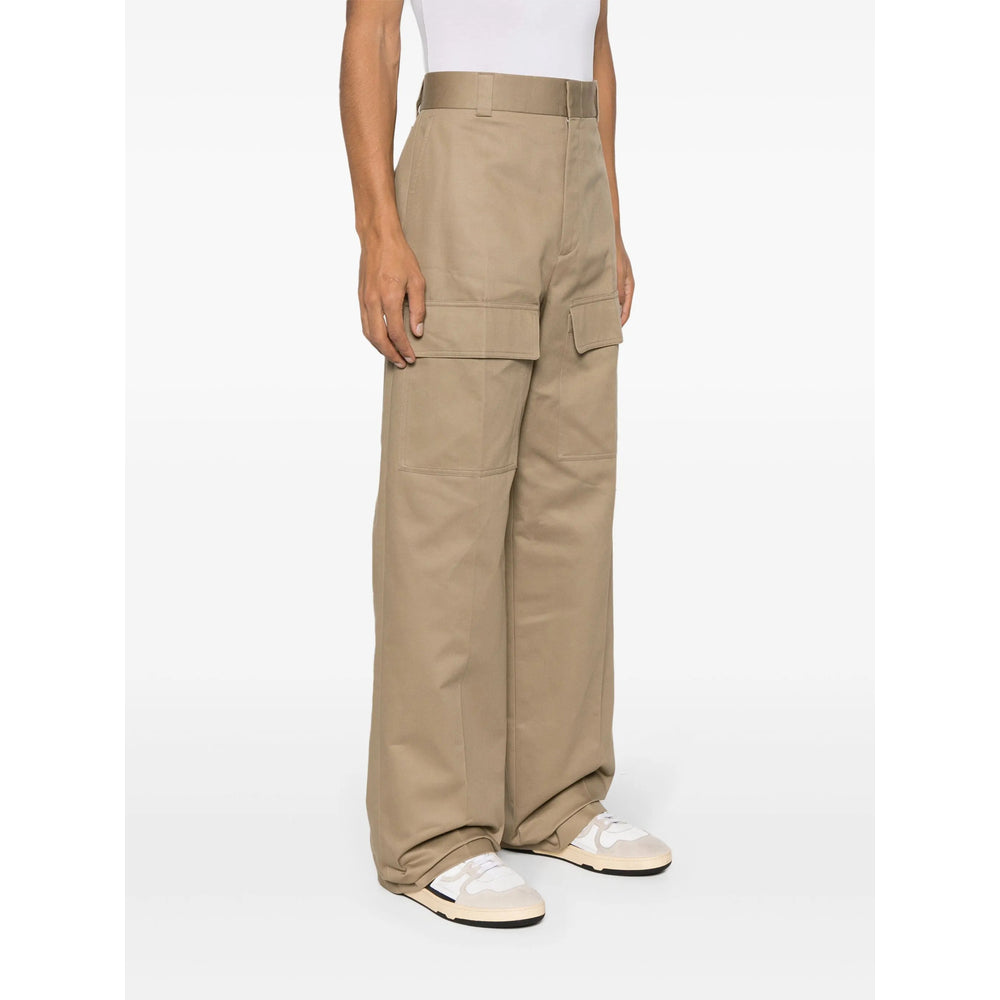Gucci Neutrals Trousers - Wide-Leg Trousers Men