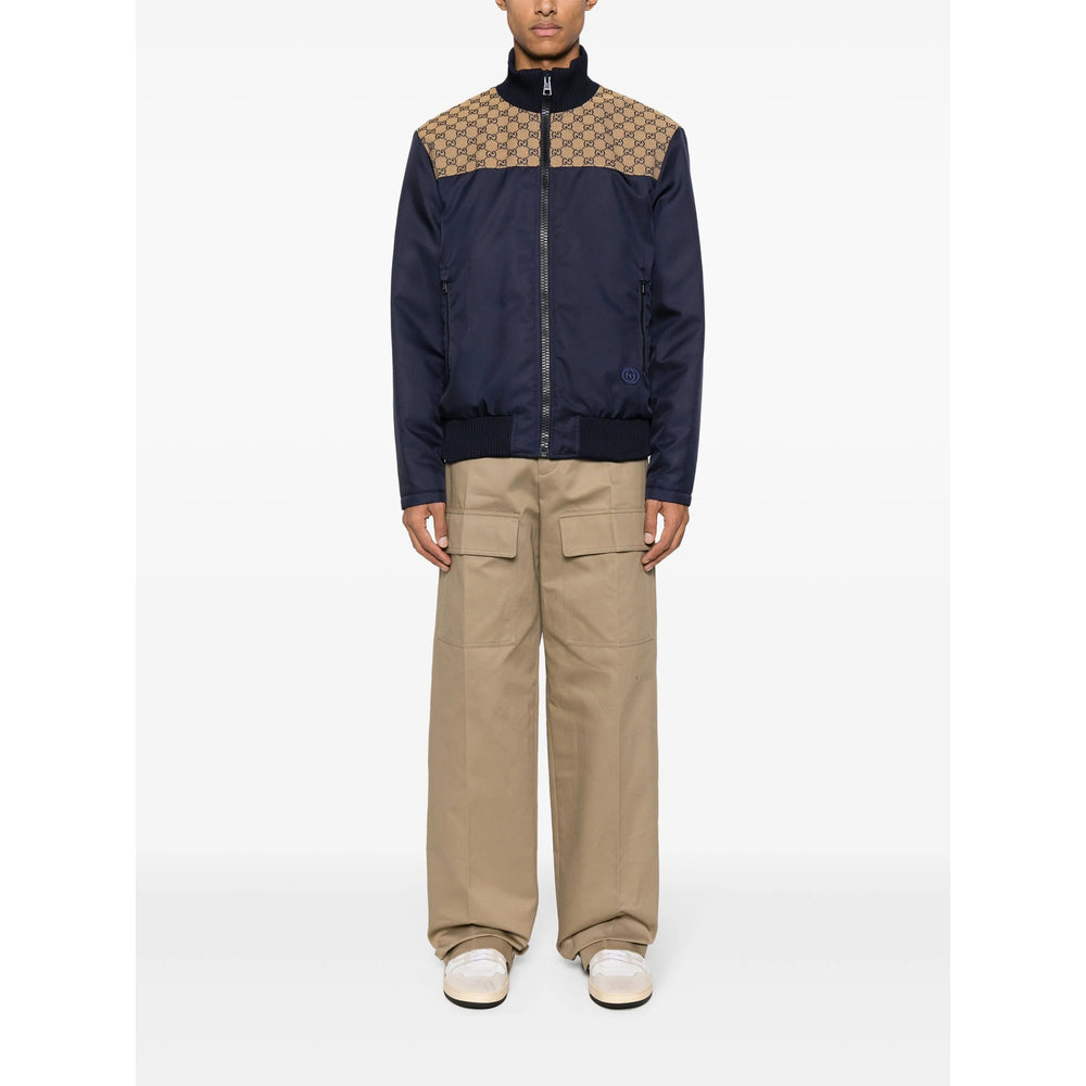 Gucci Neutrals Trousers - Wide-Leg Trousers Men