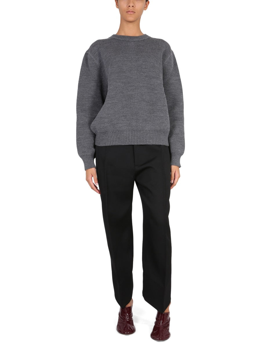 Bottega Veneta Women Compact Wool Pants