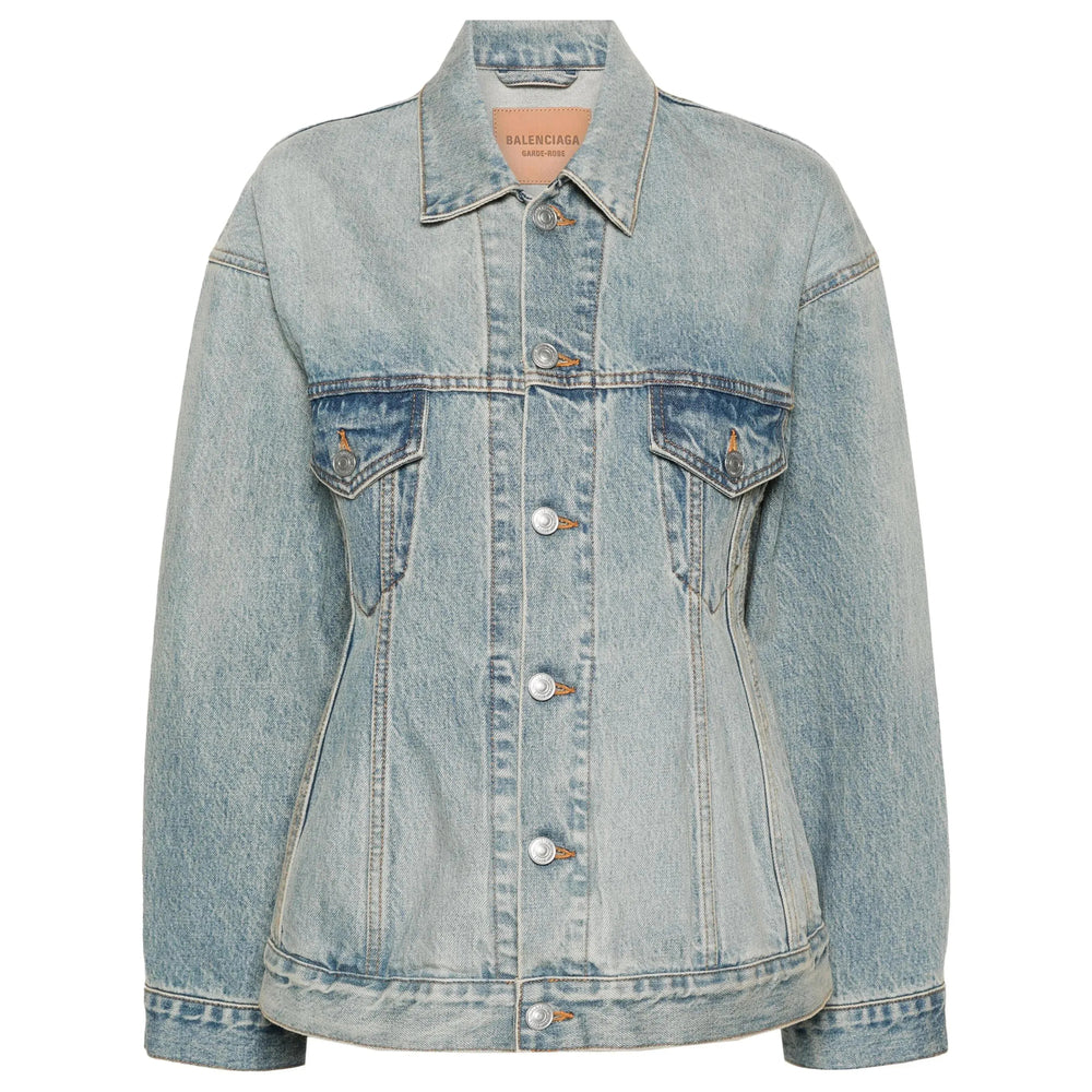 Balenciaga Blue Jackets - Denim Jackets Women