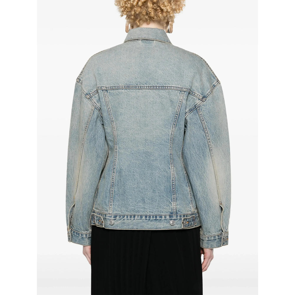 Balenciaga Blue Jackets - Denim Jackets Women
