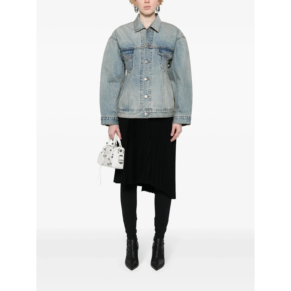 Balenciaga Blue Jackets - Denim Jackets Women