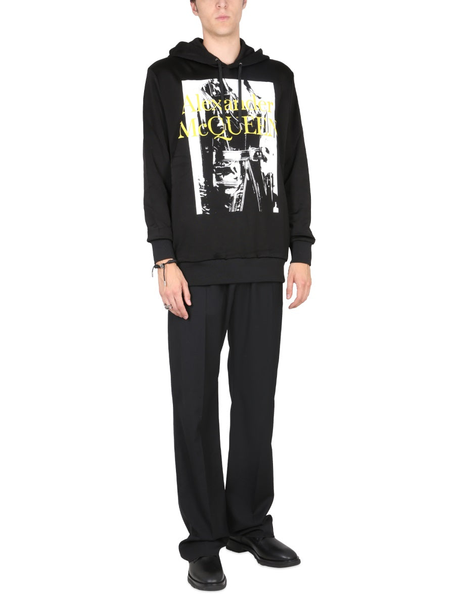 Alexander Mcqueen Men Sweatshirt With Atelier Print