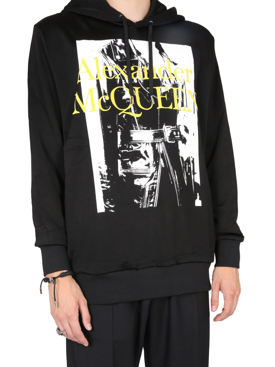 Alexander Mcqueen Men Sweatshirt With Atelier Print