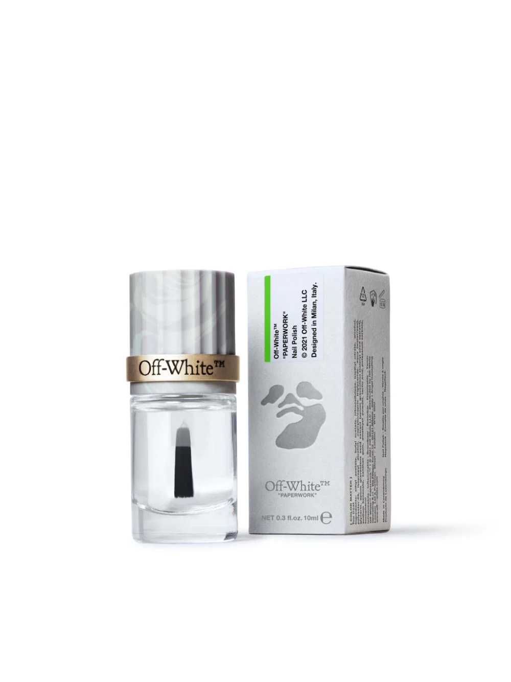 Off White Unisex Color Matter Top Coat Enamel