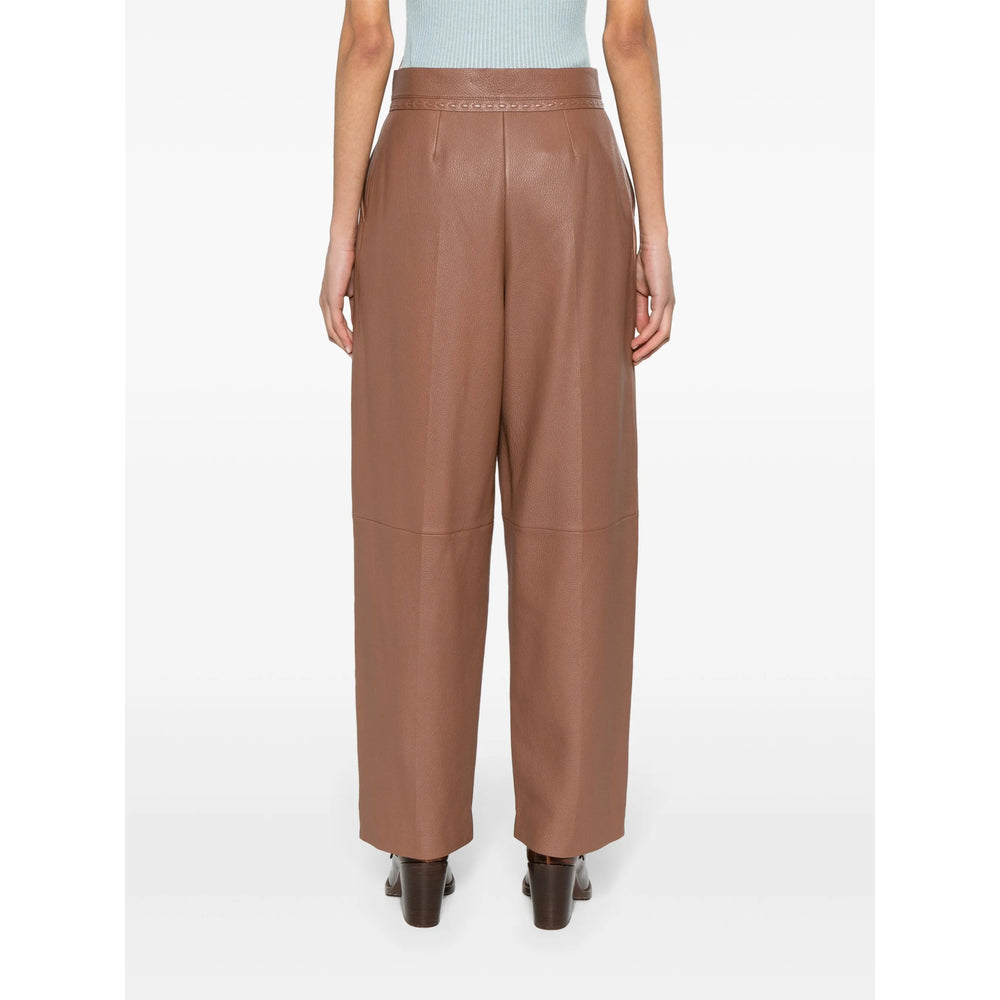 Fendi Brown Trousers - Straight Trousers Women