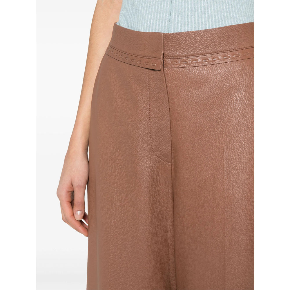 Fendi Brown Trousers - Straight Trousers Women