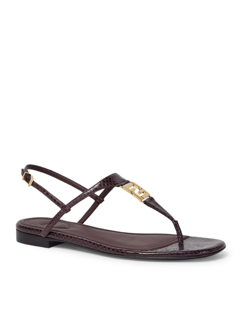 Fendi Women Ffold Flip Flops