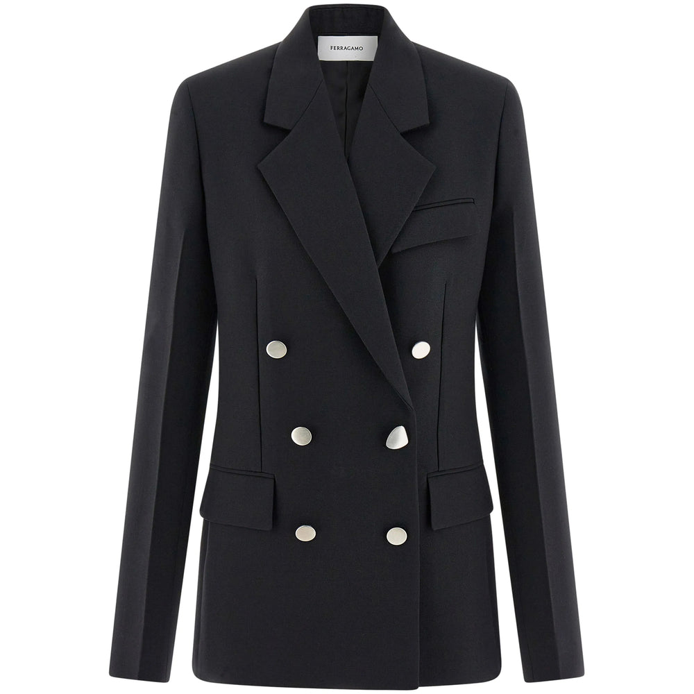 Jaquetas pretas Ferragamo - Blazers femininos