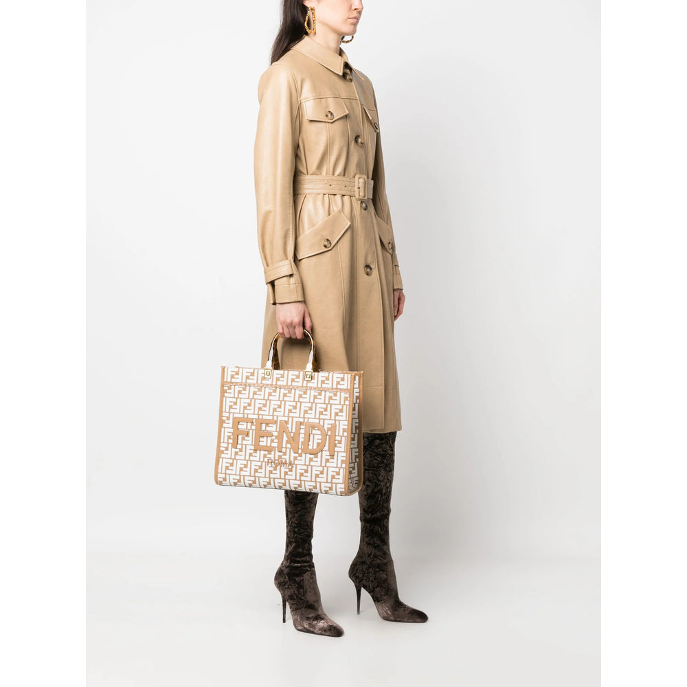 Fendi Brown Tote Bags Women