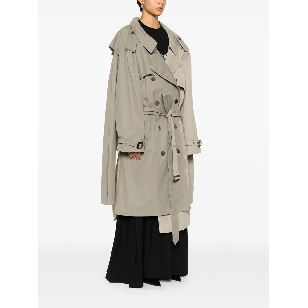 Balenciaga Neutrals Coats - Trench & Raincoats Women