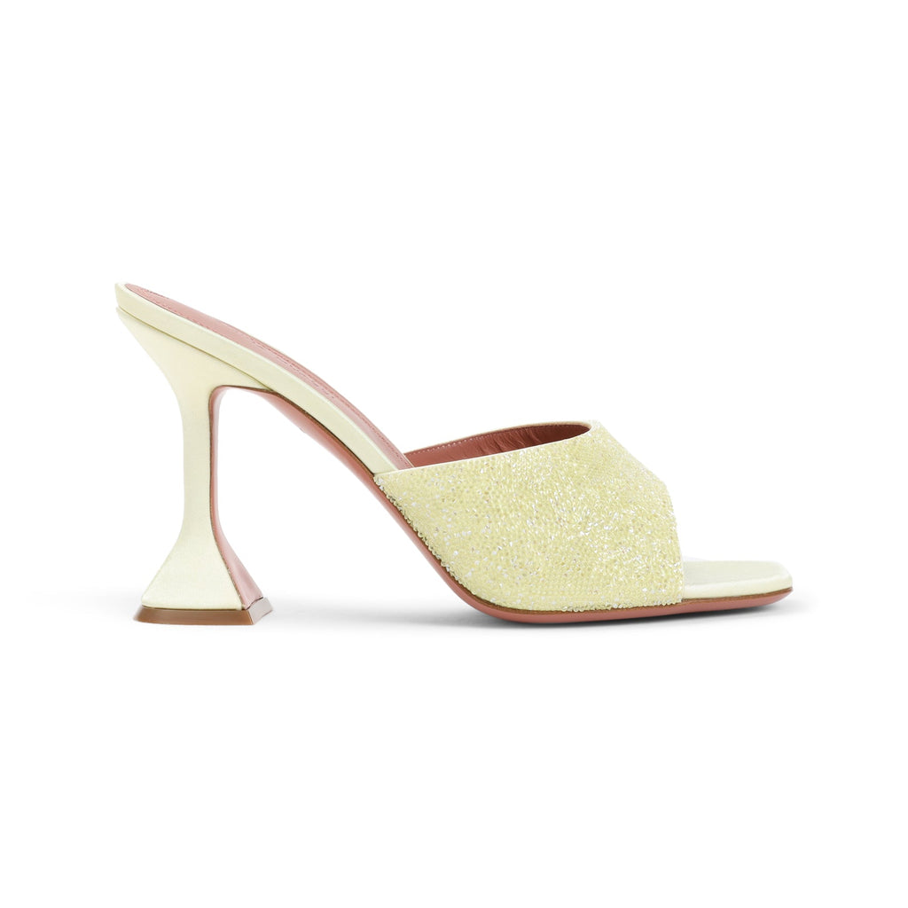 Amina Muaddi Lupita Crystal Dust 95 Sandals Women