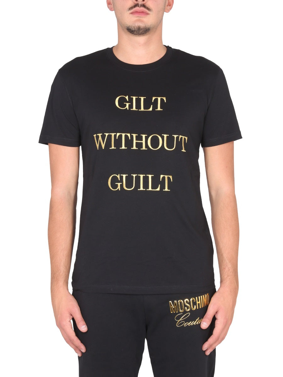 Moschino Men "Guilt Without Guilt" T-Shirt