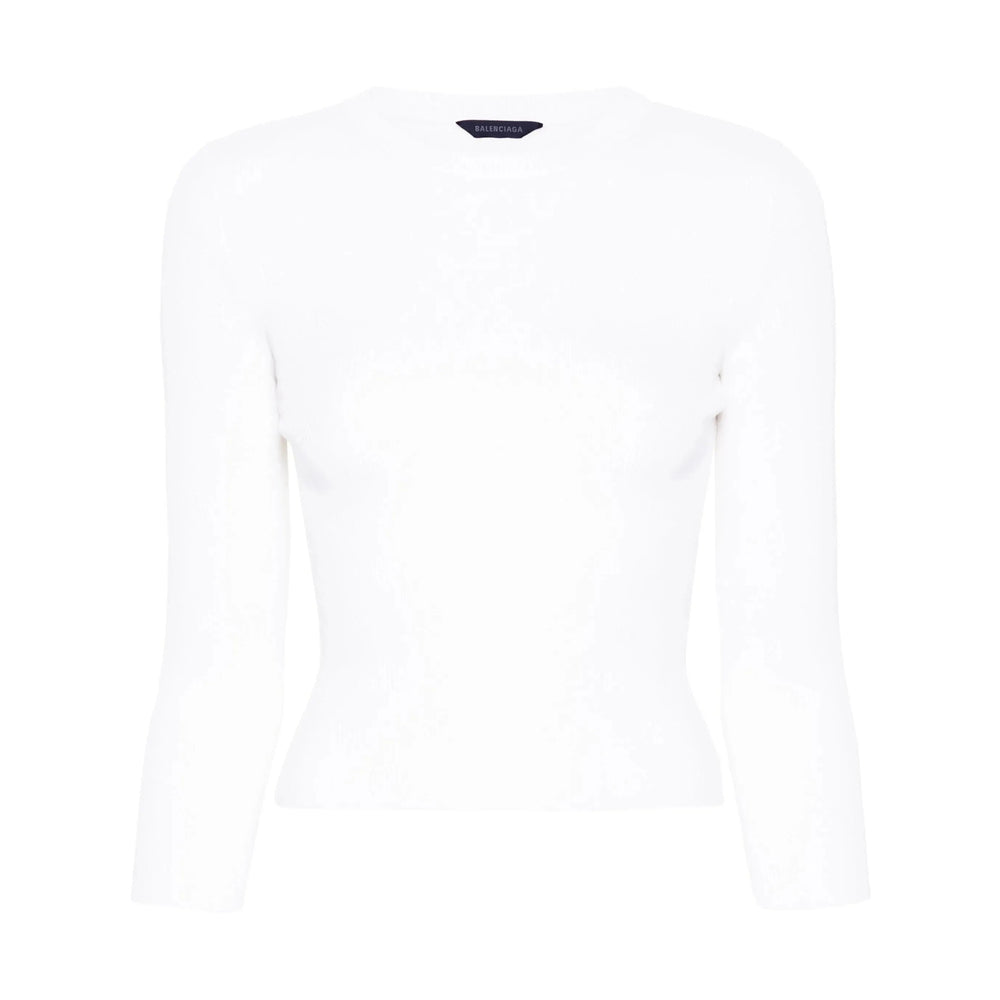 Balenciaga White Knitwear - Jumpers Women