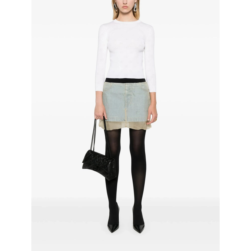 Balenciaga White Knitwear - Jumpers Women
