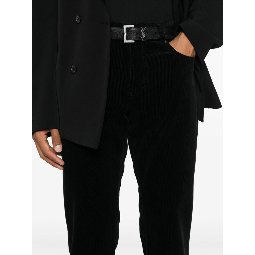 Saint Laurent Black Trousers - Chinos Men