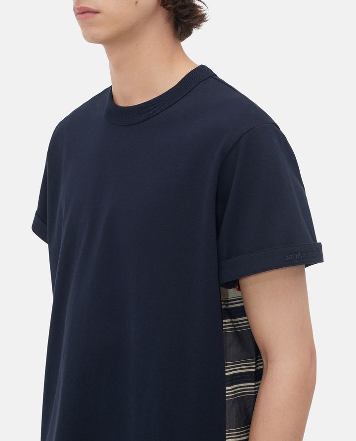 Bottega Veneta Men Silk And Cotton T-Shirt